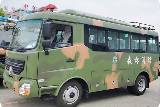 道の軍用車両4x4バス6mボディ17の座席を離れたディーゼル170HP力の習慣
