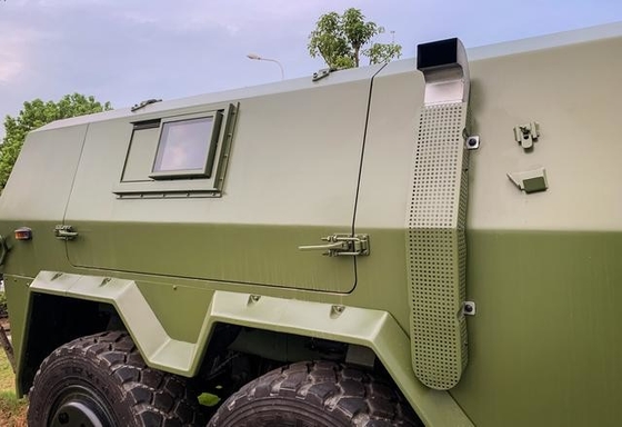 中国は道の軍用車両 6x6 300hp の戦場装置を離れた防弾カスタムを守ります