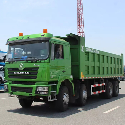 タクシーの頑丈なShacman F3000 8x4のダンプ トラックのユーロ2の放出380hp 10MTディーゼル ダンプカーの油圧懸濁液