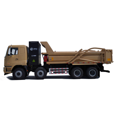 CAMC New Energy Electric Heavy Duty Dump Truck 8x4 12 Wheels Zero Emission 交換/充電バッテリー