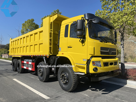 採鉱の重いダンプ トラックの記録の交通機関50のトンのダンプ トラック8x4 12の車輪のディーゼル機関