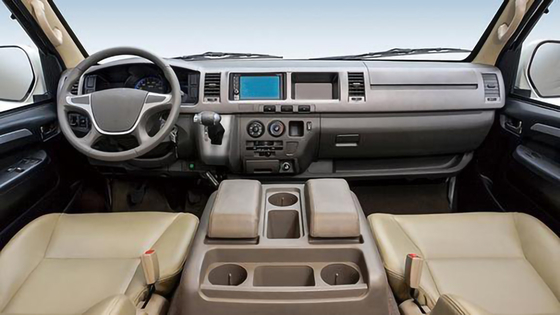 10-18座席電気都市はHIACEの電気コーチ小型バスLHD RHD 0放出をバスで運ぶ