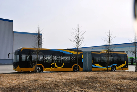18m 関節式 BRT FCV 水素燃料電池 電動公共バス 155 乗客 350km マイル
