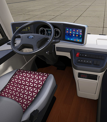 小さい電気公共バスLHD 9座席は274のKM乗客19の人のマイレッジを評価した