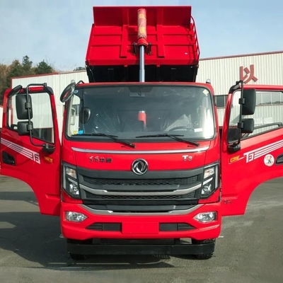 GVW 165HPのディーゼル機関のトラックのダンプカー4x2 18トンのダンプ トラックのホイールベース3550mm