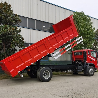 GVW 165HPのディーゼル機関のトラックのダンプカー4x2 18トンのダンプ トラックのホイールベース3550mm