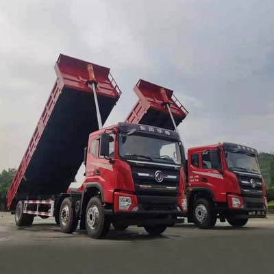 DONGFENG 6x2の重いダンプ トラック4.5 - 5.8Mの貨物箱16000kgの積載量