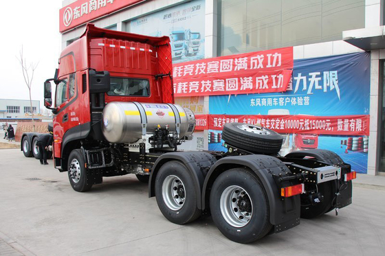 液化天然ガス6x4の頑丈なトラクターのトラック470hpの牽引の固まり39.5トンの兵站学輸送