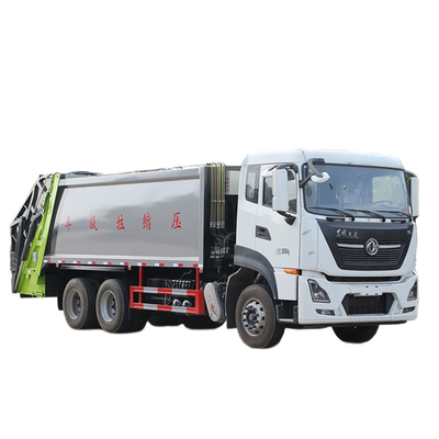重い6x4地方自治体の公衆衛生のトラック18のCBMのトラック10Tonの屑コレクション車