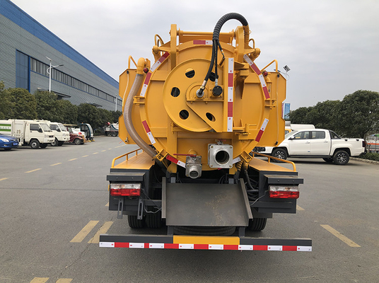 下水の吸引の地方自治体の公衆衛生のトラック165hp 10 CBMタンク ユーロ6の放出