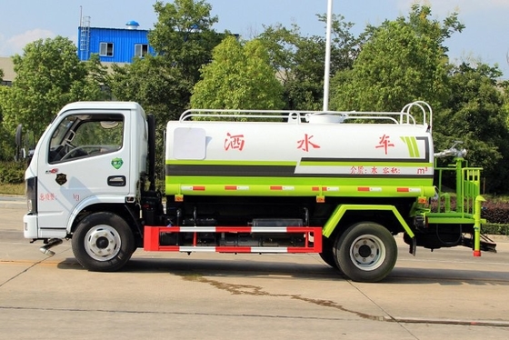 5立方メートルの道の水まきのトラック4x2 6Mの単一の列の負荷の容積