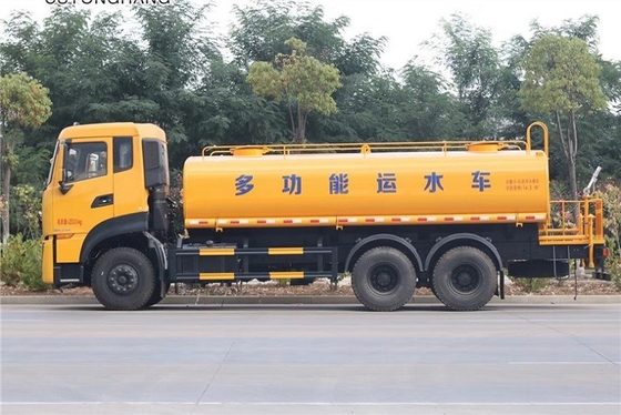 重い6x4 290HPの地方自治体の公衆衛生のトラック手動9MT 20cbmのスプリンクラー車