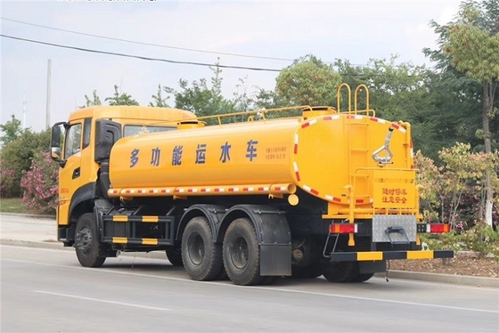 重い6x4 290HPの地方自治体の公衆衛生のトラック手動9MT 20cbmのスプリンクラー車