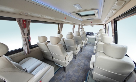 贅沢なコースターは革座席7m 150hpディーゼル機関LEDのヘッドライトをバスで運ぶ