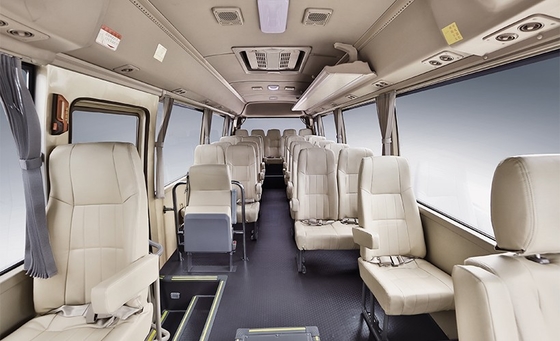 10 - 28革座席ディーゼル小さいコースター バス7m 148hp力のコースター